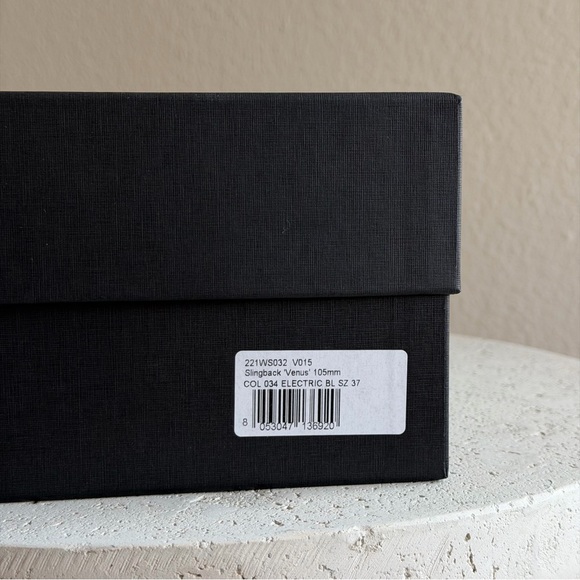 The Attico Venus slingback pumps electric blue, size 37.5 - Picture 9 of 11